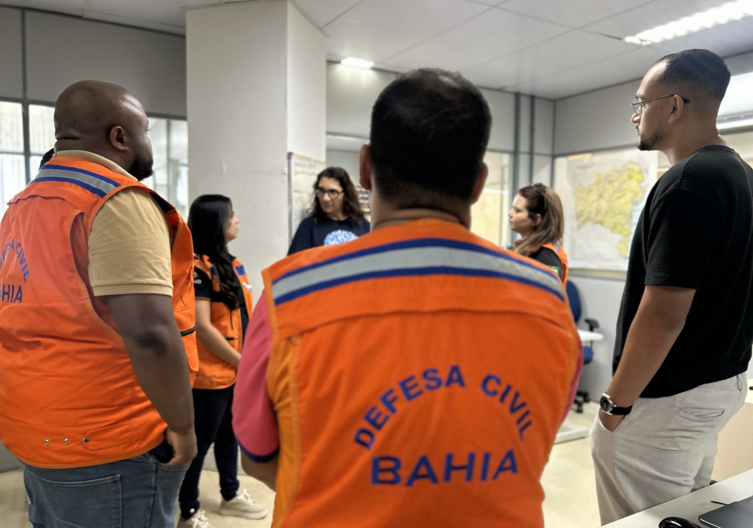 Defesa Civil Nacional visita Inema para ampliar sistema de alertas de desastres na Bahia