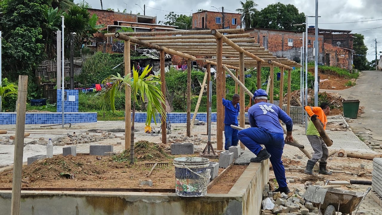 Fontinha - Obras da nova praça e quadra da Fontinha avançam e ampliam espaços de lazer no Cristo Rei