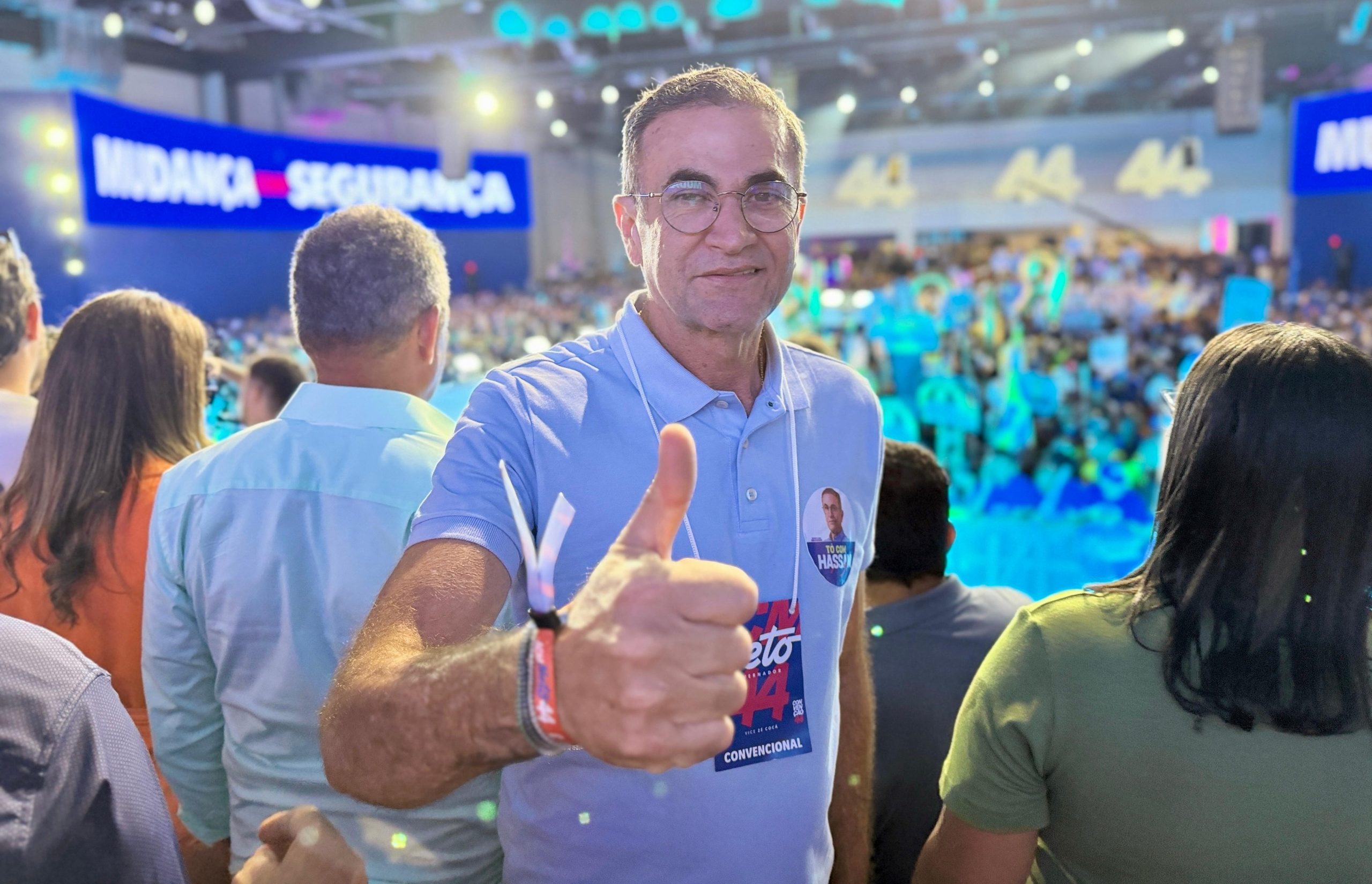 Deputado Hassan mostra força na convenção e oficializa candidatura