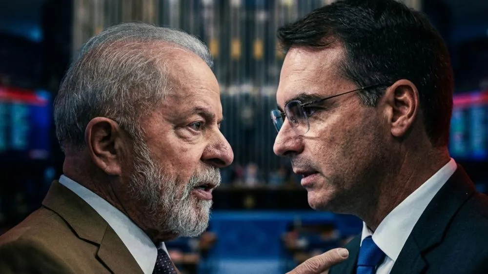 Pesquisa mostra que permanece vantagem de Lula sobre Flávio Bolsonaro no 1º e no 2º turno