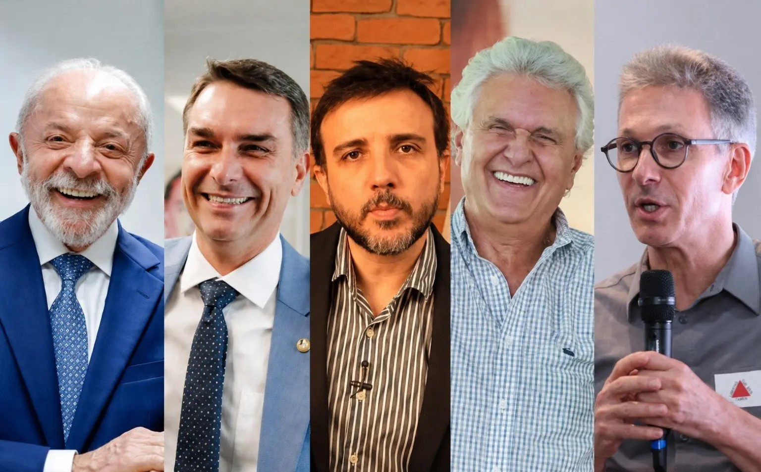 Lula empata com Flávio, Caiado e Zema no segundo turno, aponta pesquisa