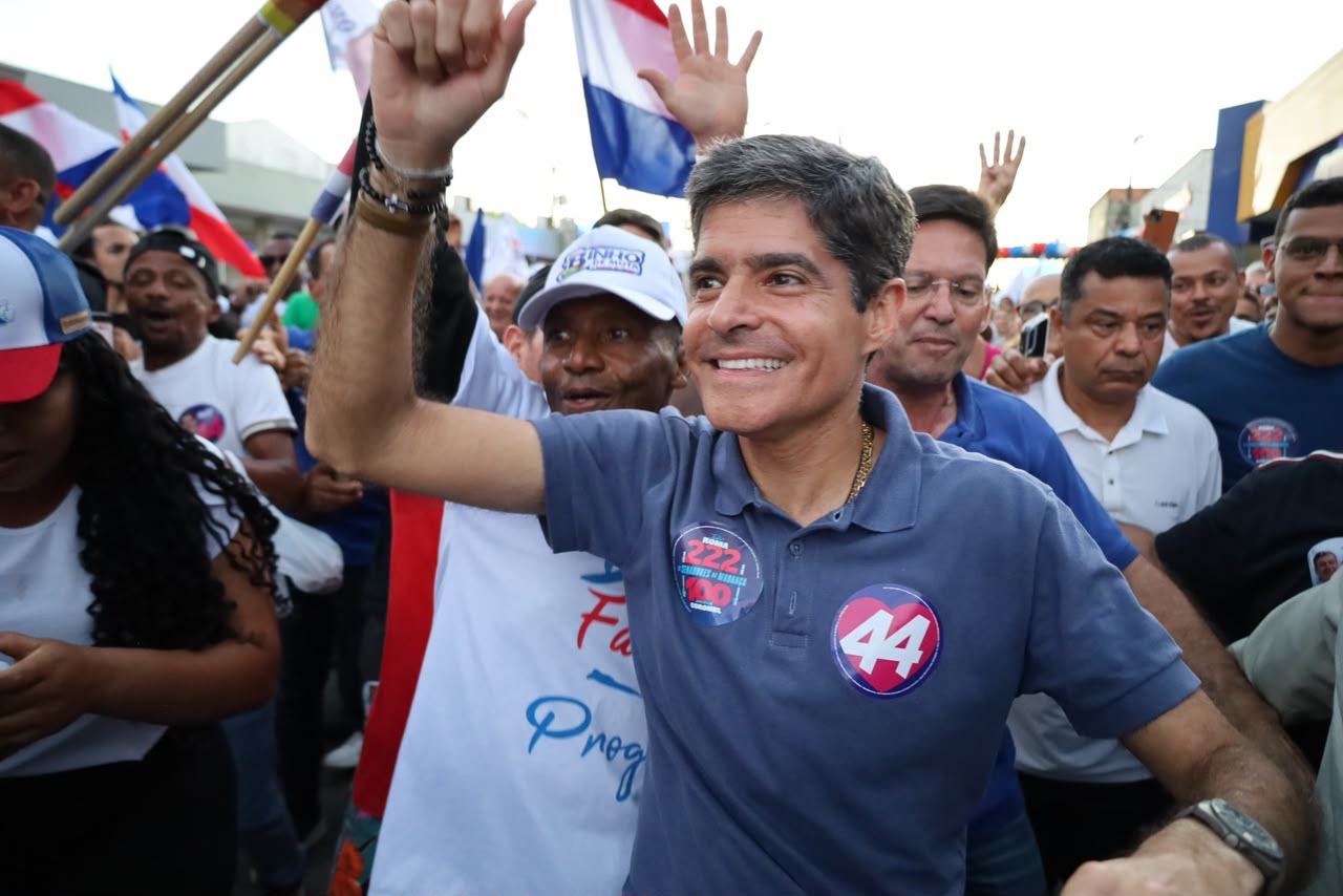 Em Santo Antônio de Jesus, ACM Neto celebra crescimento da campanha e diz que Jerônimo vive uma “realidade paralela”
