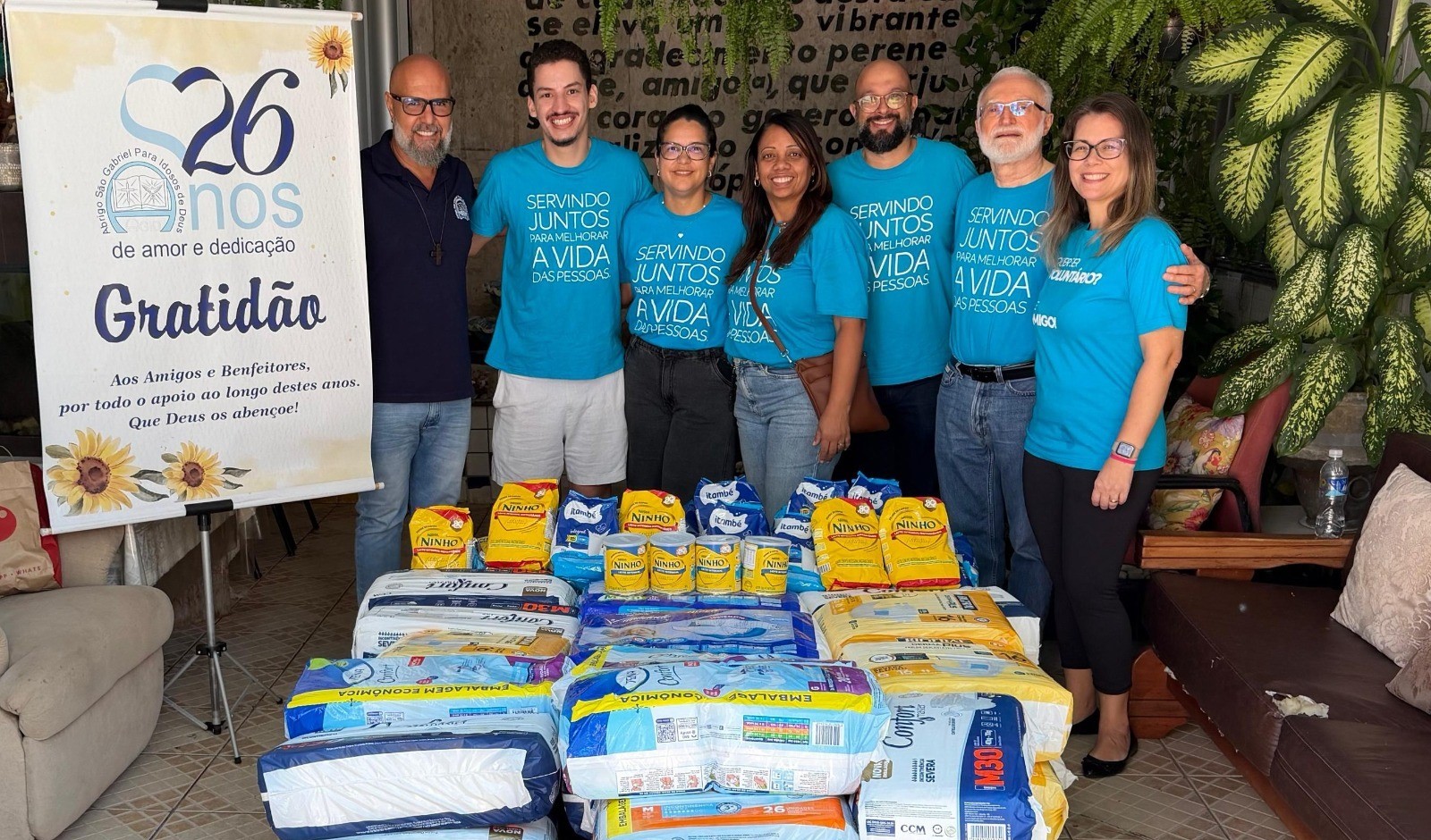 Voluntários da Braskem promovem gincana solidária em benefício de abrigo de idosos em Salvador