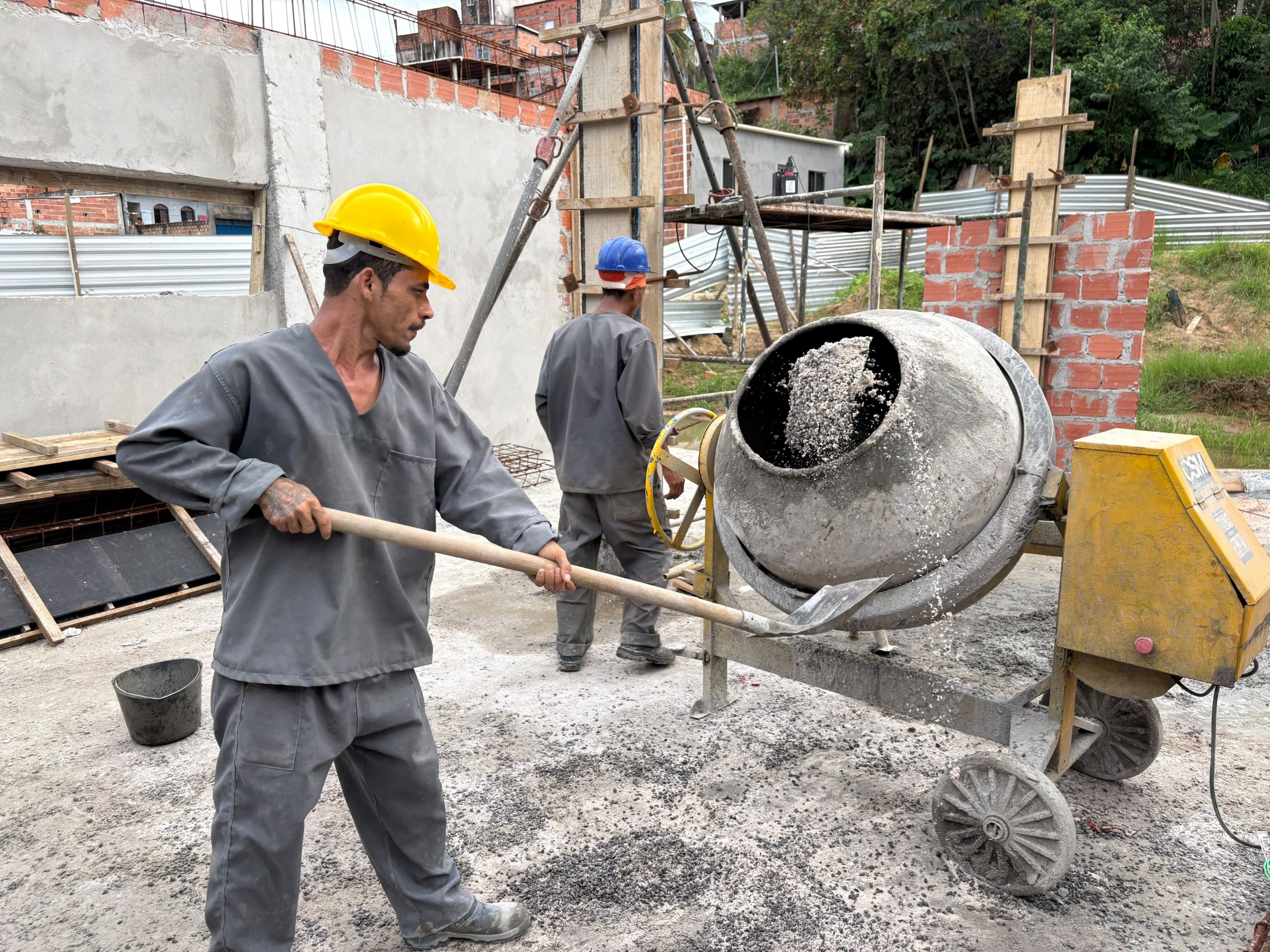 Obras avançam na nova UBS do Riacho Doce