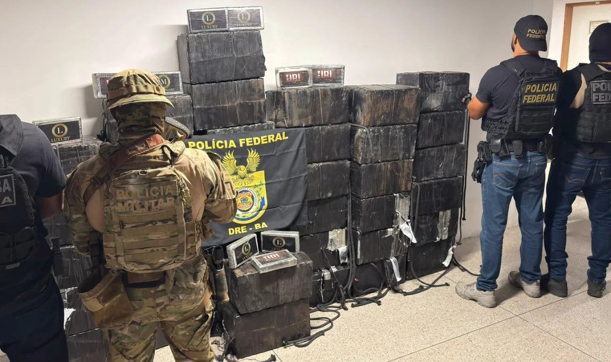 Operação no Porto de Salvador apreende 1 tonelada de cocaína e impede envio da droga para a Europa