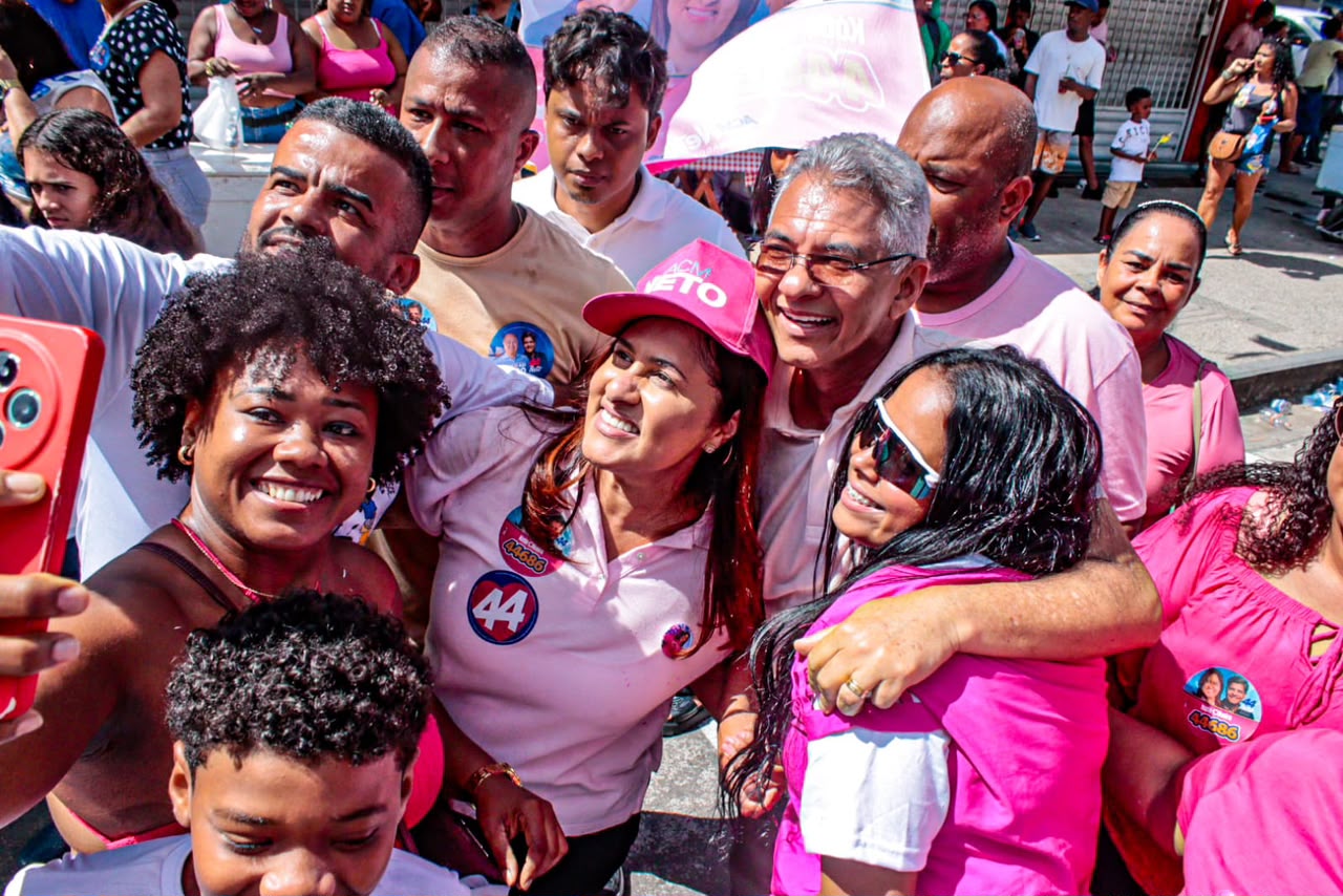 A força da liderança de Dinha está nas ruas e no carinho do povo de Simões Filho