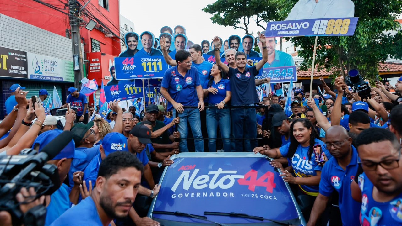 “Nós vamos ter aqui uma das maiores votações de toda a Bahia”, diz ACM Neto em Lauro de Freitas